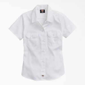 Dickies 574 Original Lucru Shirt Albi | JRJB8879