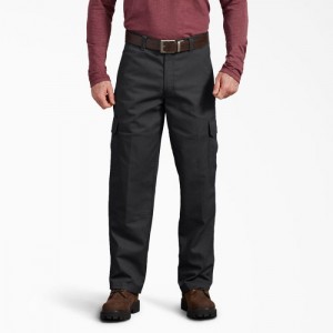 Dickies Active Talie Regular Fit Cargo Pants Negrii | UOSX5344