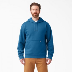 Dickies Apa Repellent Logo Sleeve Hoodie Albastri | GHUG0757