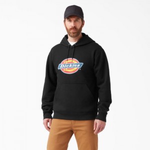 Dickies Apa Repellent Tri-Color Logo Hoodie Negrii | JAVT6167