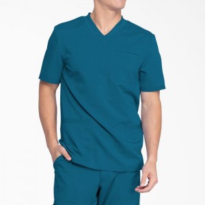 Dickies Balance V-Neck Scrub Top with Patch Pockets Albastri | PPCD7862