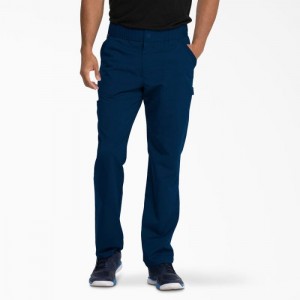 Dickies Balance Zip Fly Scrub Pants Bleumarin Albastri | SZWD6565