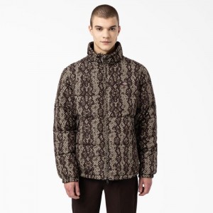 Dickies Camden Puffer Jacket Negrii | LZHS8706