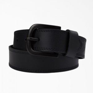 Dickies Casual Piele Belt Negrii | SVHV8812