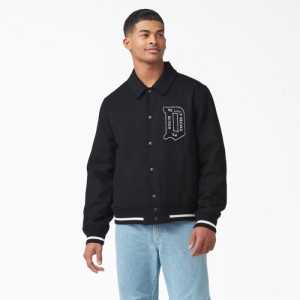 Dickies Collegiate Jacket Negrii | NPDN4655