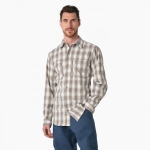 Dickies Cooling Long Sleeve Lucru Shirt Gri | KZUL1483