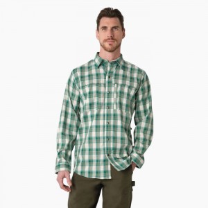 Dickies Cooling Long Sleeve Lucru Shirt Albastru Deschis | RZYP9195