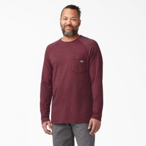 Dickies Cooling Long Sleeve Pocket T-Shirt Visinii | MUEP0709