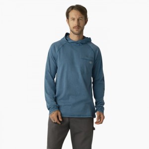 Dickies Cooling Performance Sun Shirt Albastri Inchis | XAUX8490