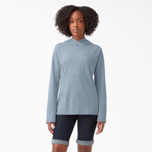 Dickies Cooling Performance Sun Shirt Albastri | ZKZX8206