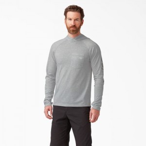 Dickies Cooling Performance Sun Shirt Gri | JPBU4599