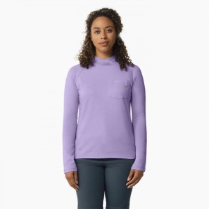 Dickies Cooling Performance Sun Shirt Violet Roz | FWJO9879