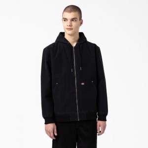 Dickies Cu Glugă Bomber Jacket Negrii | OIXL8637