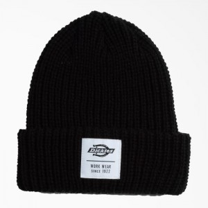 Dickies Cuffed Fisherman Beanie Negrii | LHAN6327
