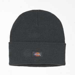 Dickies Cuffed Knit Beanie Gri Inchis | ZBDK6077