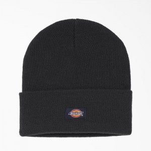 Dickies Cuffed Knit Beanie Negrii | RJJE0395
