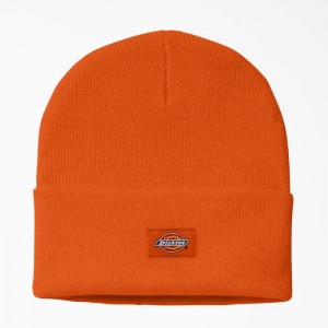 Dickies Cuffed Knit Beanie Portocalii | KOMK3049