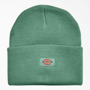 Dickies Cuffed Knit Beanie Verzi Inchis | QDHF0387