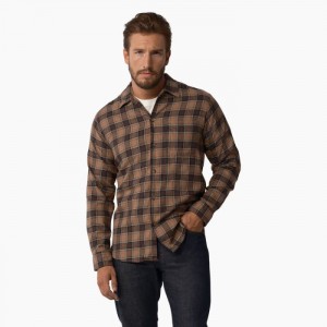 Dickies Dickies 1922 Long Sleeve Shirt Kaki Gri | BCYW2493