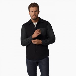Dickies Dickies 1922 Long Sleeve Shirt Negrii | DJOB9041