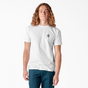 Dickies Dickies Skateboarding DIY Skate Grafice T-Shirt Albi | HAWN2506