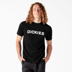 Dickies Dickies Skateboarding Logo T-Shirt Negrii | MZZL3445