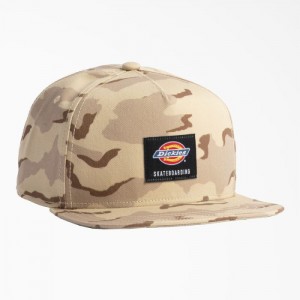 Dickies Dickies Skateboarding Mid-High Pro Cap Maro Camuflaj | HFYL5622