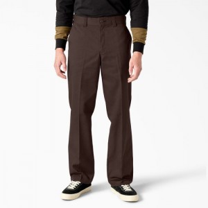 Dickies Dickies Skateboarding Regular Fit Twill Pants Ciocolata Maro | QCYG5167
