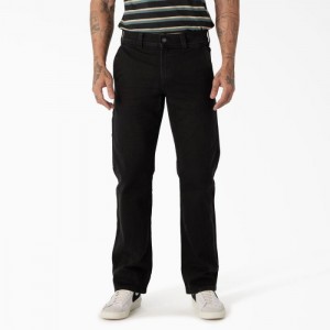 Dickies Dickies Skateboarding Regular Fit Utility Jeans Negrii Albastri | ESWS5422