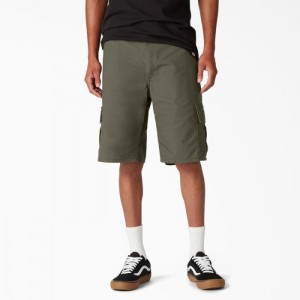 Dickies Dickies Skateboarding Regular Fit Cargo Shorts, 11" Verzi | YJBW5024