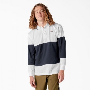 Dickies Dickies Skateboarding Rugby Polo Albi | ZRER3937