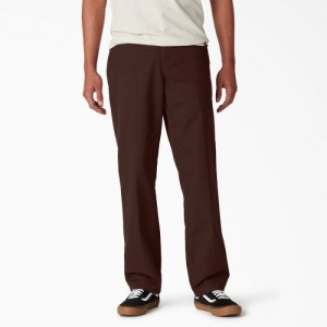 Dickies Dickies Skateboarding Slim Fit Pants Ciocolata Maro | MBRA6896