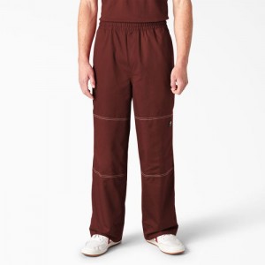 Dickies Dickies Skateboarding Summit Relaxed Fit Chef Pants Rosii Inchis | TYPQ4531