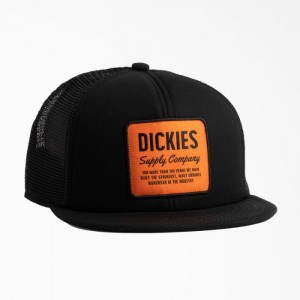 Dickies Dickies Supply Company Trucker Hat Negrii | ZWHH6363