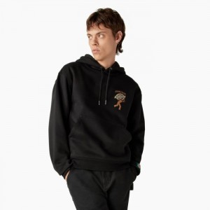 Dickies Dickies x Jameson Grafice Hoodie Negrii | JXLM0576