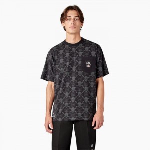 Dickies Dickies x Lurking Class T-Shirt Negrii | TAQP3020