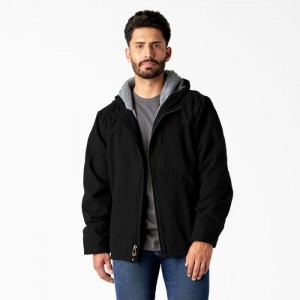Dickies Duck Panza High Pile Fleece Captusite Jacket Negrii | PCPE5706