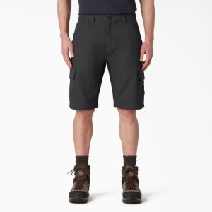 Dickies DuraTech Ranger Relaxed Fit Duck Shorts, 11" Negrii | UBGV3133
