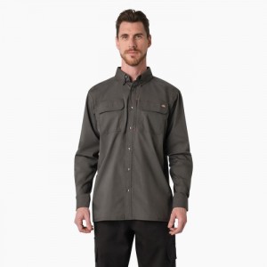 Dickies DuraTech Ranger Ripstop Shirt Gri | RXZB3472
