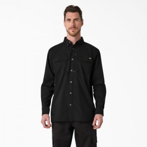 Dickies DuraTech Ranger Ripstop Shirt Negrii | XAYN3290