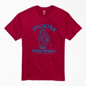 Dickies Durable Lucru Cloth Grafice T-Shirt Visinii | CMNP0147