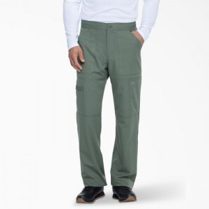 Dickies Dynamix Cargo Scrub Pants Masline Verzi Verzi | HXLQ1129