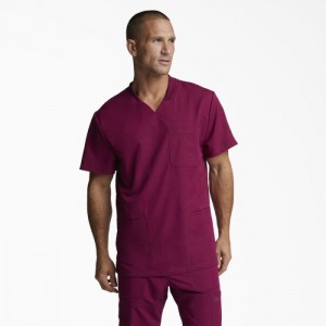 Dickies Dynamix V-Neck Scrub Top Visinii | ERON7118