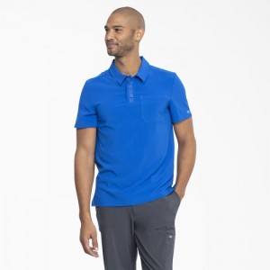 Dickies EDS Essentials Medical Polo Shirt Albastru Regal Albastri | XSOS9427