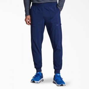Dickies EDS Essentials Mid-High Rise Jogger Scrub Pants Bleumarin Albastri | EHAE7904