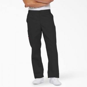 Dickies EDS Signature Cargo Scrub Pants Negrii | URGI6431