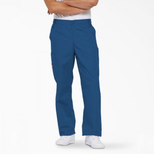 Dickies EDS Signature Cargo Scrub Pants Albastru Regal Albastri | DXWX6833