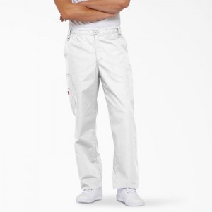 Dickies EDS Signature Cargo Scrub Pants Albi | FZTP3346