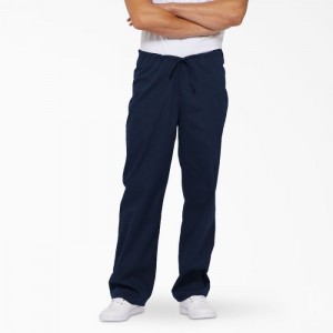 Dickies EDS Signature Scrub Pants Bleumarin Albastri | JALU6872