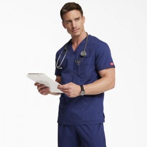 Dickies EDS Signature V-Neck Scrub Top Regular | QUEI2839